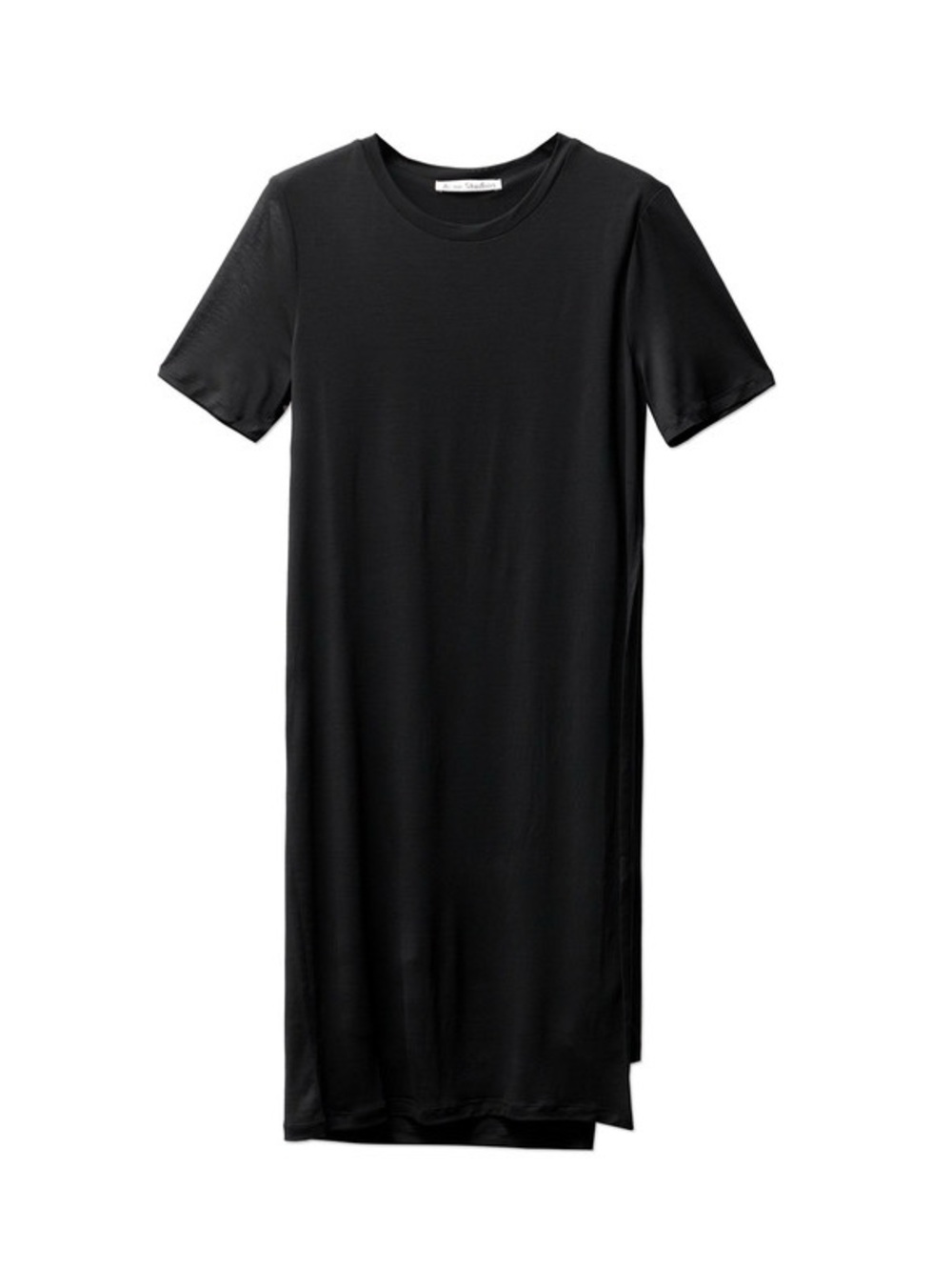 EUC Acne Studios Black Obelia Asymmetrical Dress sz XS